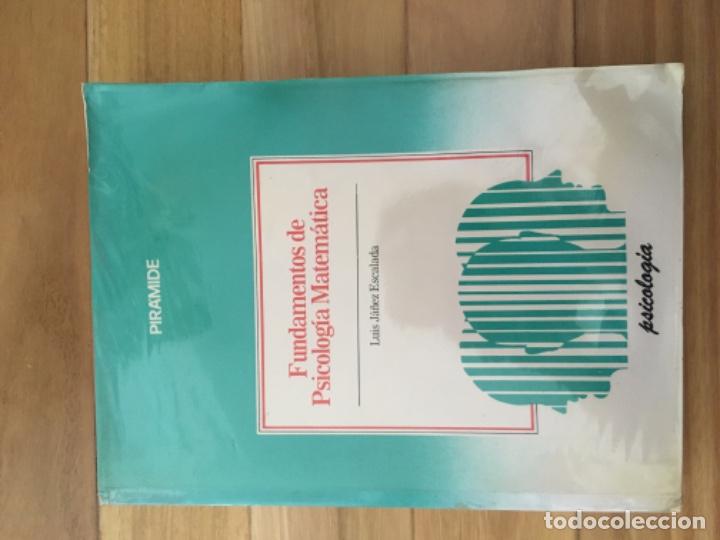 Libros de segunda mano: Fundamentos de psicolog&iacute;a matem&aacute;tica, Luis J&aacute;&ntilde;ez Escalada, ed. Pir&aacute;mide - Foto 1