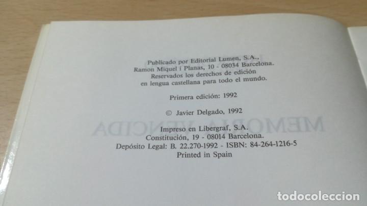 Libros de segunda mano: MEMORIA VENCIDA - JAVIER DELGADO - EDITORIAL LUMEN / W305 - Foto 5