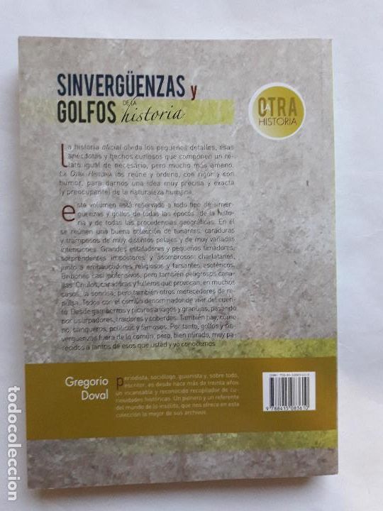 Libros de segunda mano: Sinverg&uuml;enzas y golfos en la historia. Gregorio Doval. Como nuevo - Foto 3