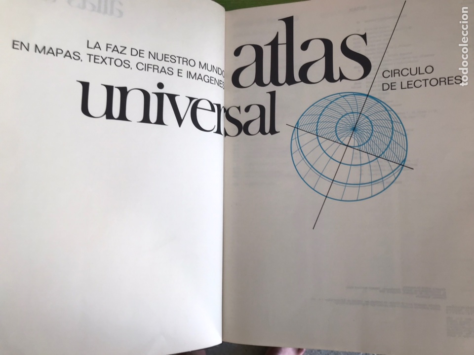 Libros de segunda mano: Atlas Universal. A&ntilde;os 60. - Foto 1
