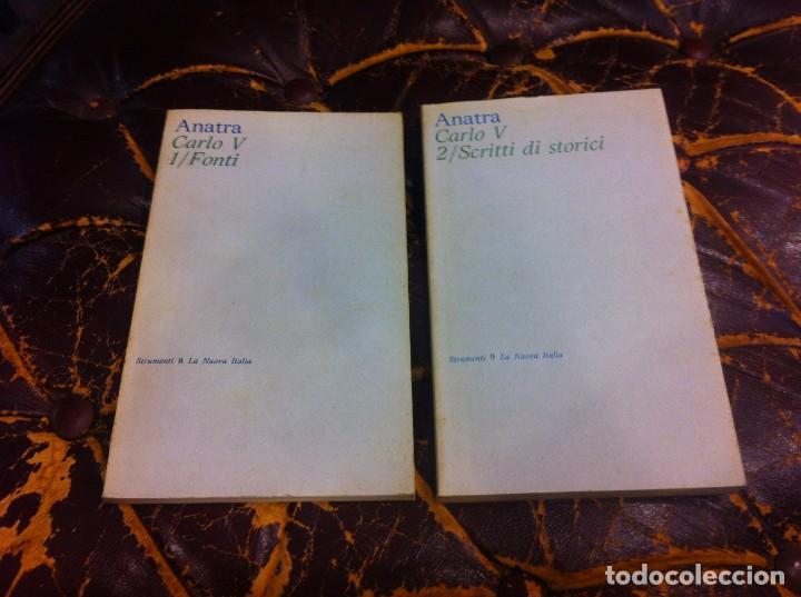 Libri di seconda mano: ANATRA. CARLO V (2 TOMOS) FONTI - SCRITTI DI STORICI. 1974, LA NUOVA ITALIA