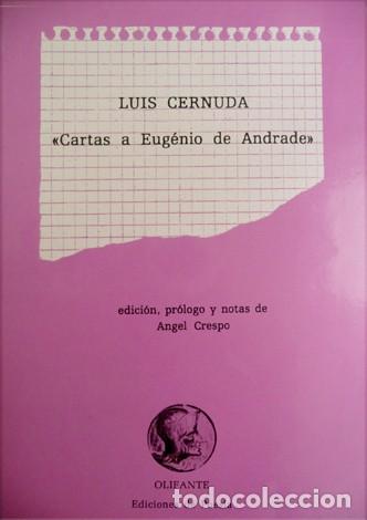 Libros de segunda mano: CERNUDA, Luis. Cartas a Eugenio de Andrade. 1979. - Foto 1