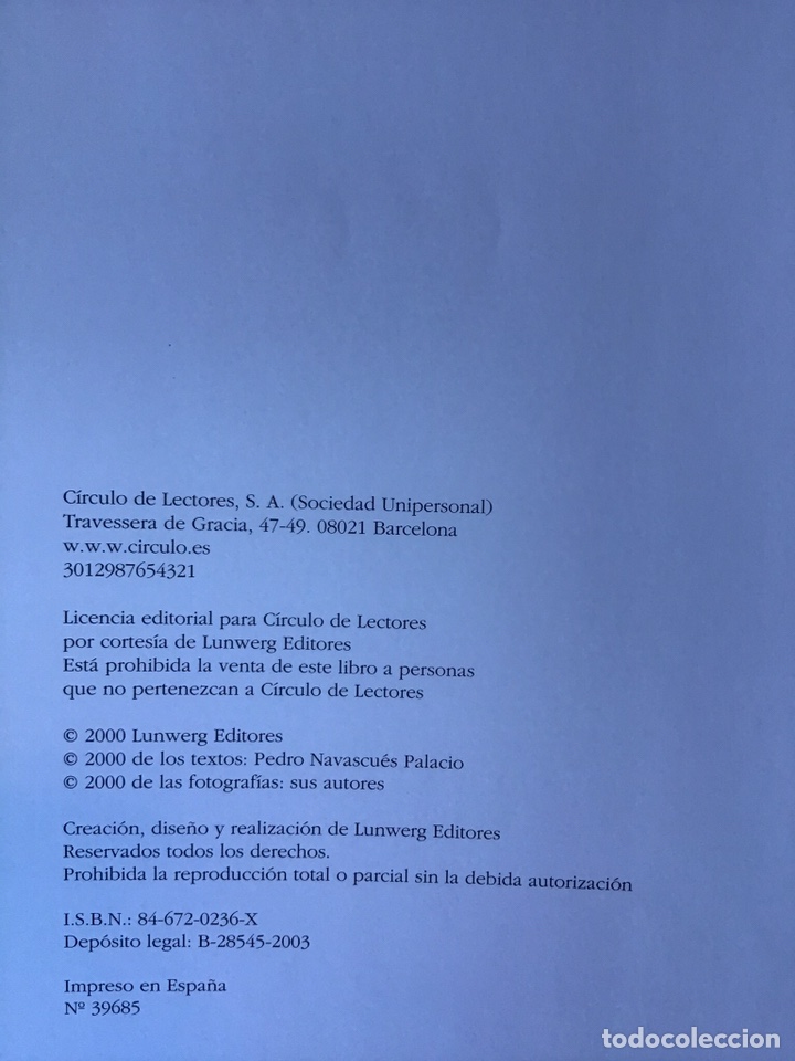 Libros de segunda mano: MONASTERIOS EN ESPA&Ntilde;A / PEDRO NAVASCU&Eacute;S PALACIO / C&Iacute;RCULO DE LECTORES - Foto 2