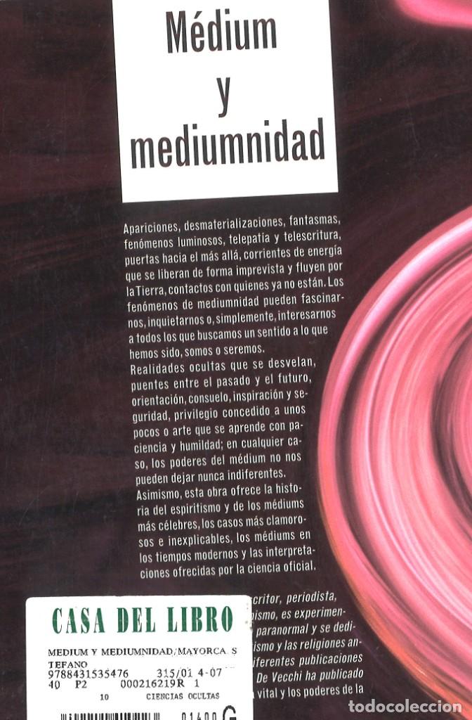Libros de segunda mano: M&eacute;dium y mediumnidad. Stefano Mayorca. 2006 - Foto 2