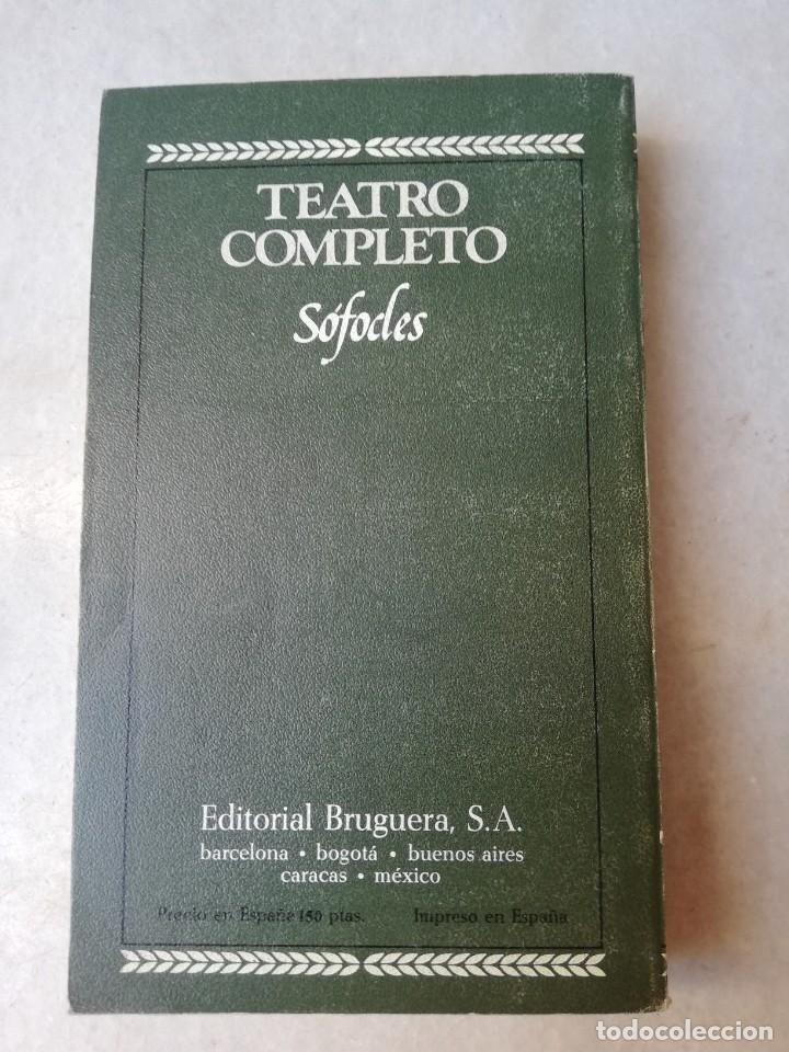 Libros de segunda mano: Libro filosofia Teatro completo de Sofocles - Foto 2