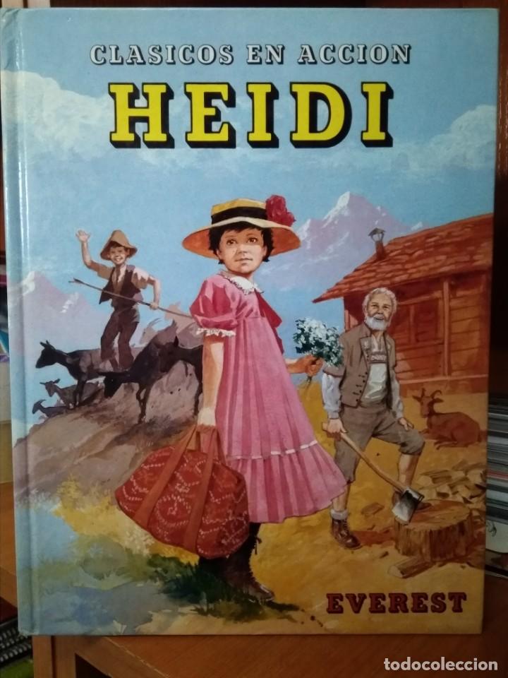 Libros de segunda mano: Heidi, cl&aacute;sicos en acci&oacute;n, editorial Everest 1992 - Foto 1