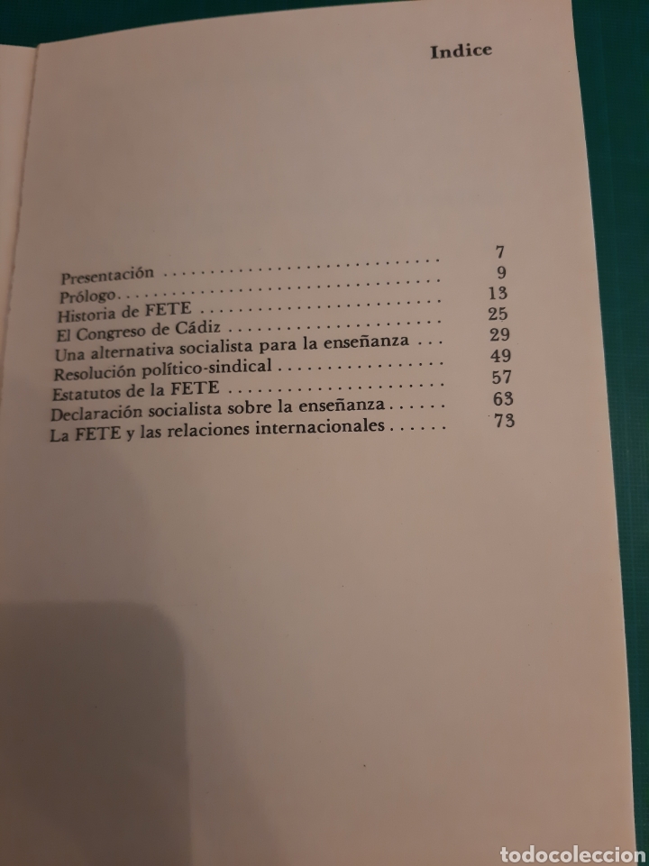 Libros de segunda mano: FETE LA UGT LA ENSE&Ntilde;ANZA NICOL&Aacute;S REDONDO AKAL 1976 - Foto 5