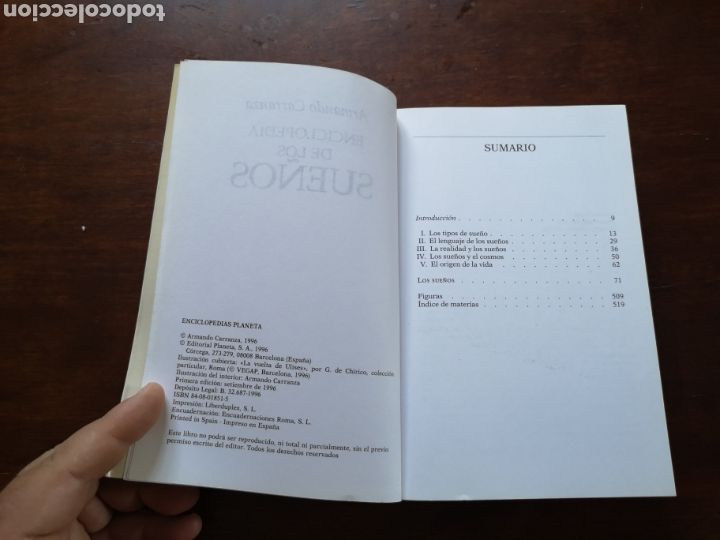 Libros de segunda mano: Enciclopedia de los sue&ntilde;os. Armando carranza. Editorial planeta - Foto 6