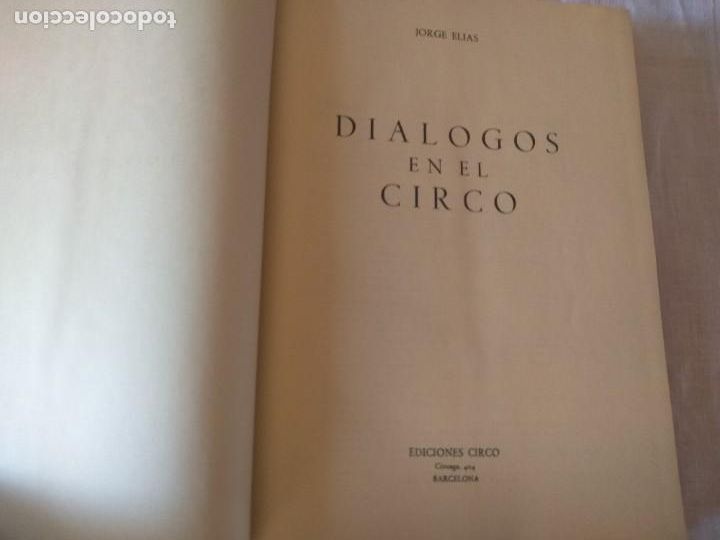 Libros de segunda mano: Di&aacute;logos en el circo - Foto 5