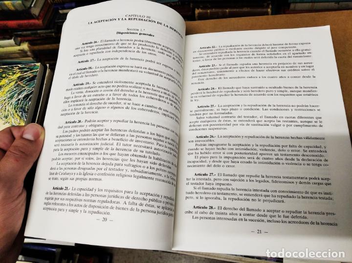 Libros de segunda mano: CODI DE SUCCESSIONS DE CATALUNYA / C&Oacute;DIGO DE SUCESIONES DE CATALUNYA . LA NOTAR&Iacute;A . 1992 - Foto 5