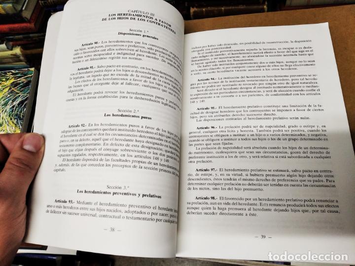 Libros de segunda mano: CODI DE SUCCESSIONS DE CATALUNYA / C&Oacute;DIGO DE SUCESIONES DE CATALUNYA . LA NOTAR&Iacute;A . 1992 - Foto 6