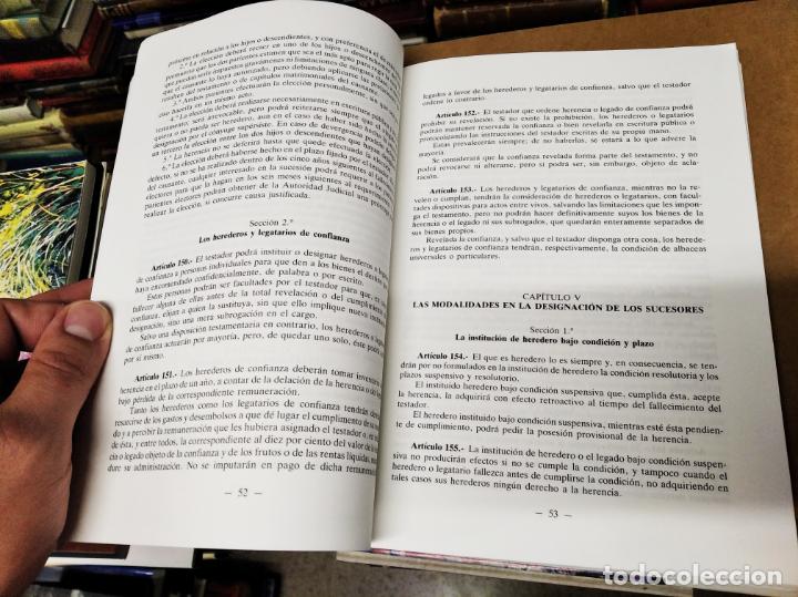 Libros de segunda mano: CODI DE SUCCESSIONS DE CATALUNYA / C&Oacute;DIGO DE SUCESIONES DE CATALUNYA . LA NOTAR&Iacute;A . 1992 - Foto 7