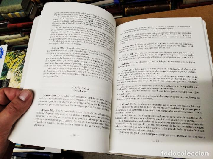 Libros de segunda mano: CODI DE SUCCESSIONS DE CATALUNYA / C&Oacute;DIGO DE SUCESIONES DE CATALUNYA . LA NOTAR&Iacute;A . 1992 - Foto 8