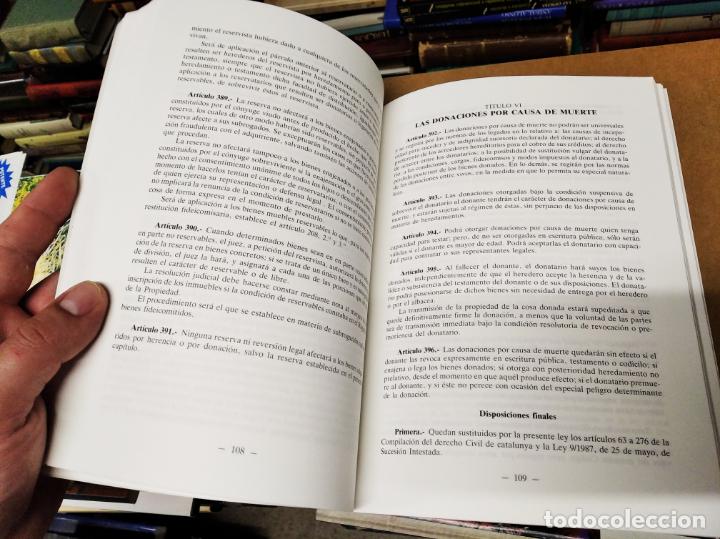 Libros de segunda mano: CODI DE SUCCESSIONS DE CATALUNYA / C&Oacute;DIGO DE SUCESIONES DE CATALUNYA . LA NOTAR&Iacute;A . 1992 - Foto 9