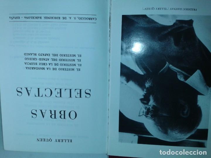 Libros de segunda mano: OBRAS SELECTAS 1978 ELLERY QUEEN 1&ordf; EDICI&Oacute;N CARROGIO - Foto 2