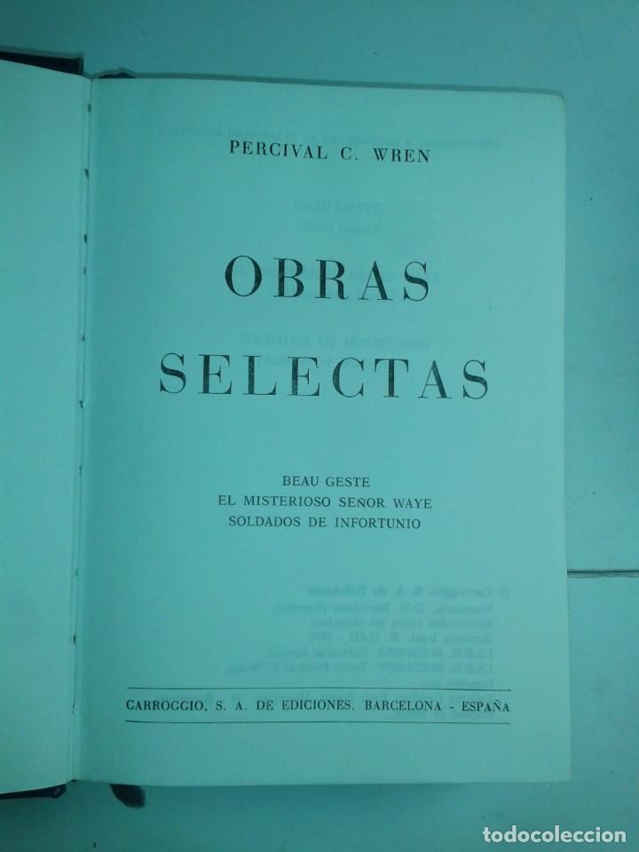Libros de segunda mano: OBRAS SELECTAS 1977 PERCIVAL C. WREN 1&ordf; EDICI&Oacute;N CARROGIO - Foto 2