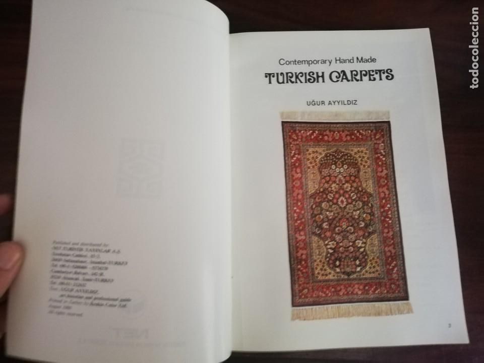 Libros de segunda mano: TURKISH CARPETS. CONTEMPORARY HAND MADE. UGUR AYYILDIZ - Foto 2