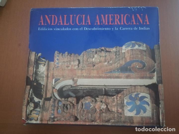Gebrauchte B&uuml;cher: ANDALUCIA AMERICANA. GRAN TAMA&Ntilde;O. SOBRECUBIERTA CON TARAS. RESTO BUEN ESTADO.