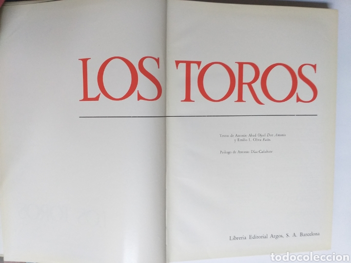 Libros de segunda mano: Los toros Antonio Abad . Editorial Argos 1966 - Foto 7
