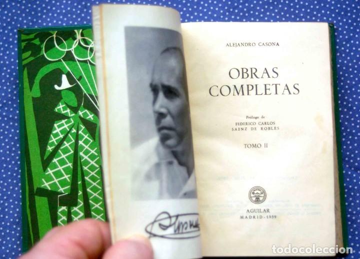 Libros de segunda mano: OBRAS COMPLETAS ALEJANDRO CASONA - COLECCI&Oacute;N JOYAS- ED. AGUILAR - Foto 3