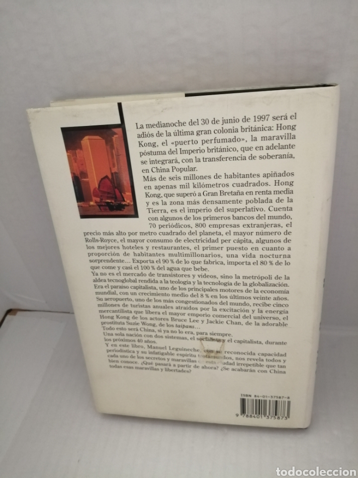 Libros de segunda mano: Adi&oacute;s, Hong Kong (Primera edici&oacute;n) - Foto 2