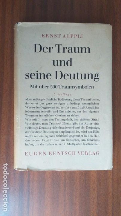 Libros de segunda mano: Der Traum und seine Deutung [sue&ntilde;os interpretaci&oacute;n] --- Ernst Aeppli - Foto 1
