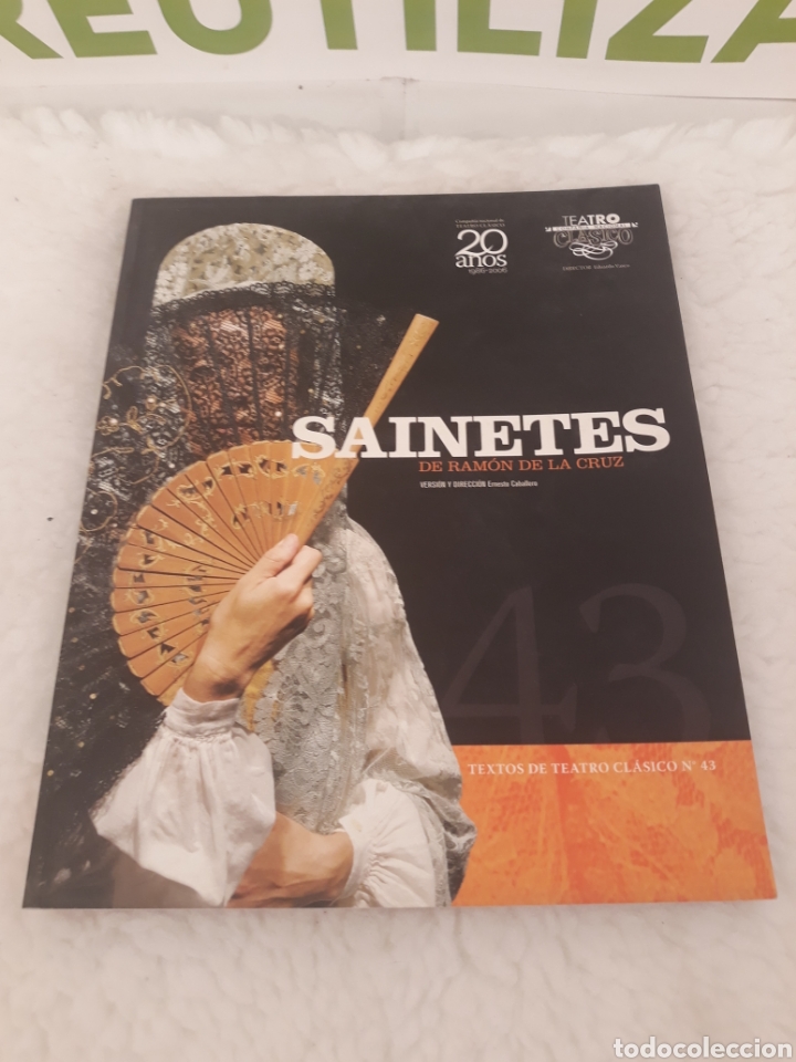 Libros de segunda mano: Sainetes. De Ramon de la cruz.Textos de teatro clasico. - Foto 1