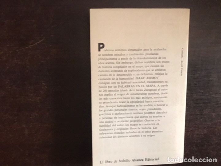 Libros de segunda mano: Palabras en el mapa. Isaac Asimov - Foto 2