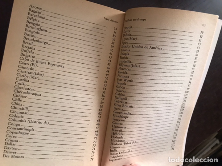Libros de segunda mano: Palabras en el mapa. Isaac Asimov - Foto 3