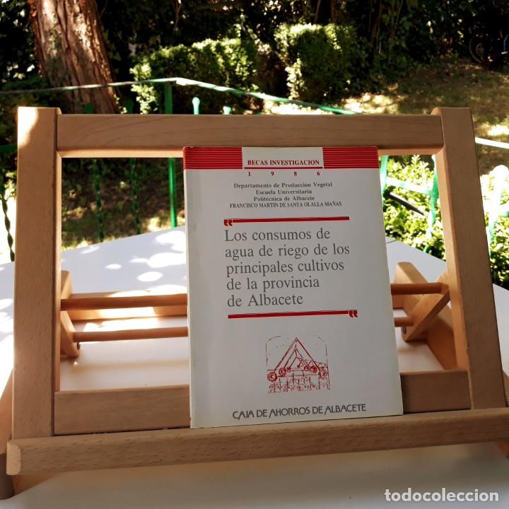 Libros de segunda mano: LOS CONSUMOS DE AGUA DE RIEGO DE LOS PRINCIPALES CULTIVOS DE ALBACETE / 1986
