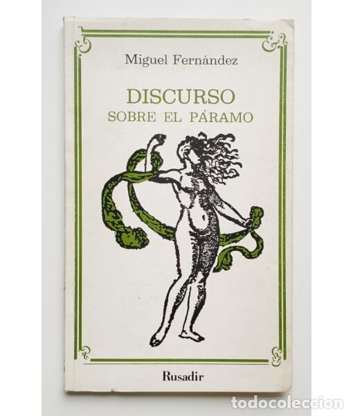 Libros de segunda mano: DISCURSO SOBRE EL P&Aacute;RAMO. FERN&Aacute;NDEZ, Miguel. Rusadir. 1982. - Foto 1