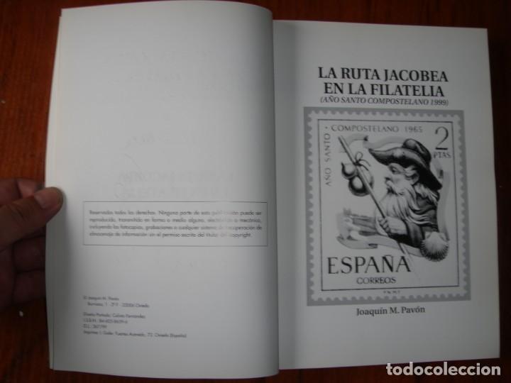 Libros de segunda mano: LIBRO LA RUTA JACOBEA EN LA FILATELIA - Foto 3