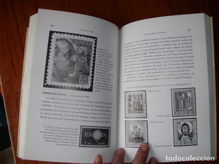 Libros de segunda mano: LIBRO LA RUTA JACOBEA EN LA FILATELIA - Foto 4