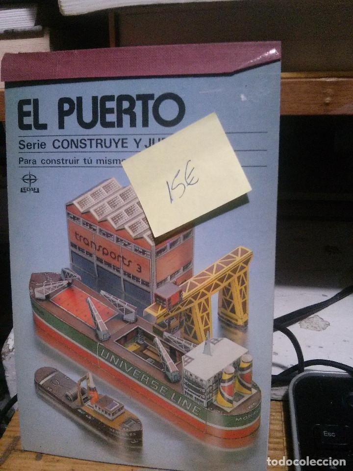 Libros de segunda mano: EL PUERTO, SERIE CONSTRUYE Y JUEGA, EDAF - Foto 1