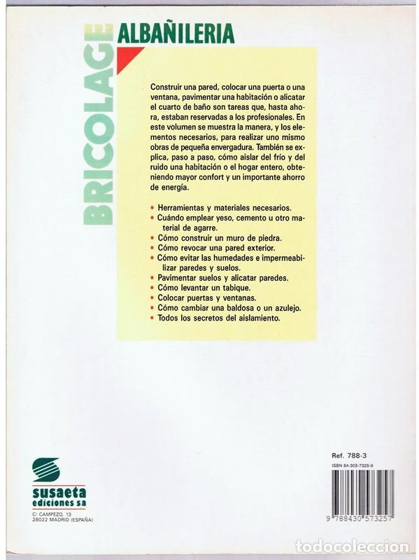 Libros de segunda mano: BRICOLAGE ALBA&Ntilde;ILERIA - Foto 2