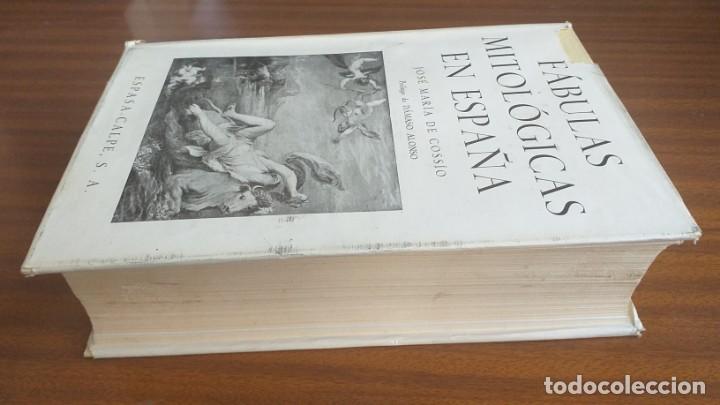Libros de segunda mano: F&aacute;bulas mitol&oacute;gicas en Espa&ntilde;a --- Jos&eacute; Mar&iacute;a de Coss&iacute;o - Foto 4