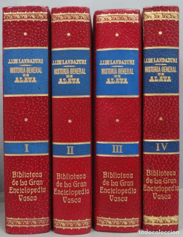 Libros de segunda mano: HISTORIA GENERAL DE ALAVA. LANDAZURI. 4 TOMOS - Foto 1