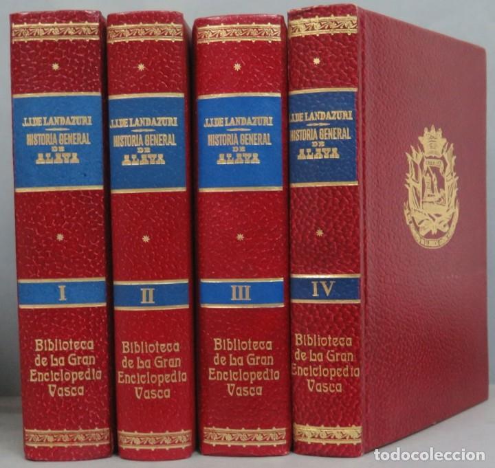 Libros de segunda mano: HISTORIA GENERAL DE ALAVA. LANDAZURI. 4 TOMOS - Foto 2
