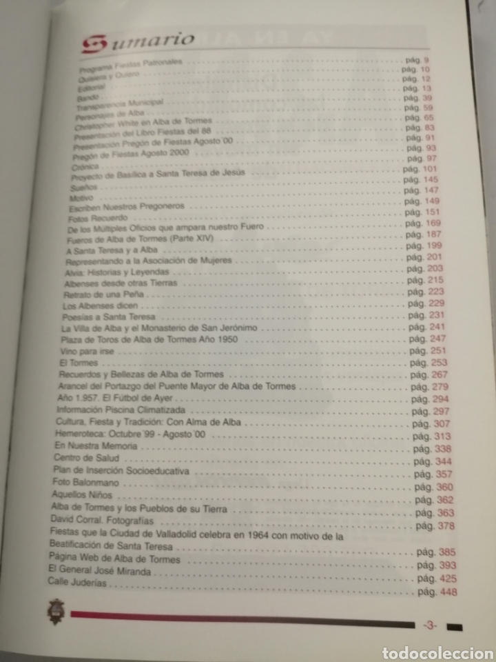 Libros de segunda mano: Alba de Tormes: Fiestas Octubre 2000 - Foto 6