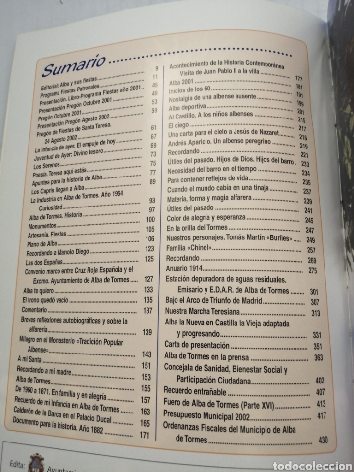 Libros de segunda mano: Alba de Tormes: Fiestas Octubre 2002 - Foto 10