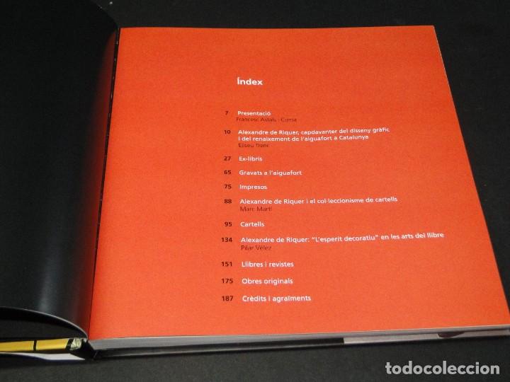 Libros de segunda mano: ALEXANDRE DE RIQUER. -OBRA GR&Aacute;FICA - Foto 3