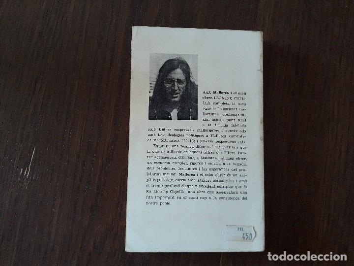 Libros de segunda mano: libro usado, Mallorca i el mon obrer, Lloren&ccedil; Capell&agrave;. - Foto 2