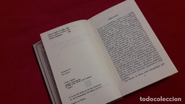 Libros de segunda mano: ANTROPOLOGIA APLICADA. Georges M. Foster. - Foto 4