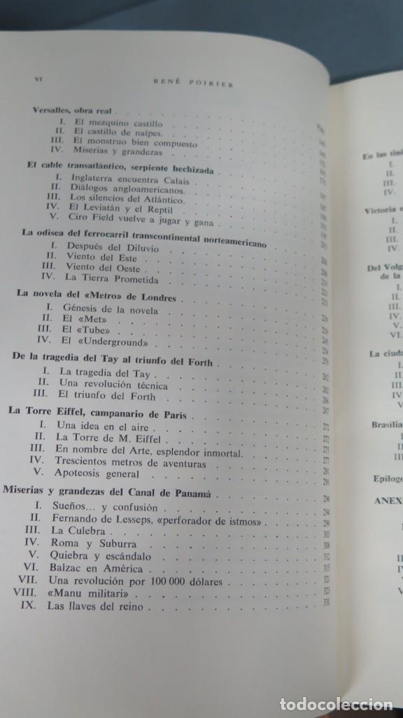 Libros de segunda mano: LA EPOPEYA DE LAS GRANDES CONSTRUCCIONES. POIRIER - Foto 3