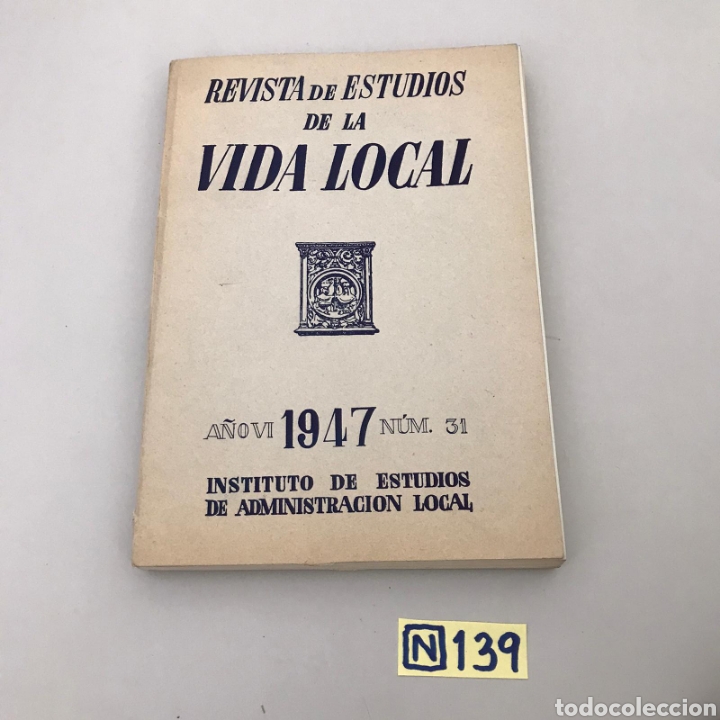 Libros de segunda mano: Revista De Estudios De La Vida Local - Foto 1