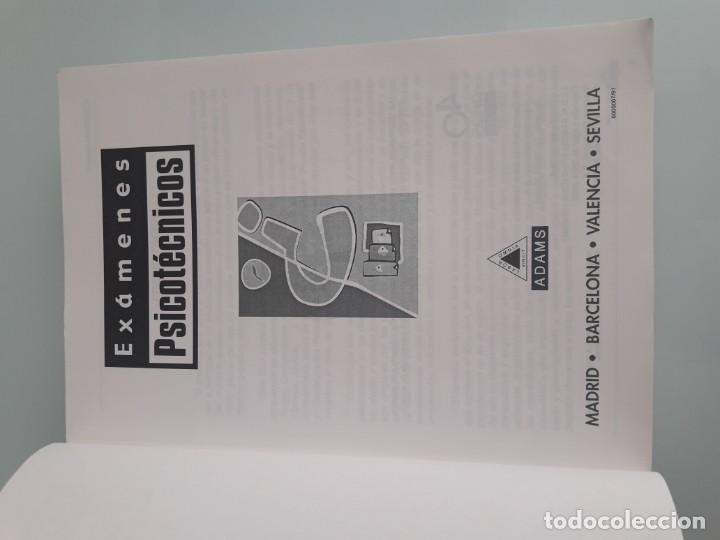 Libros de segunda mano: EX&Aacute;MENES PSICOT&Eacute;CNICOS - CENTRO DE ESTUDIOS ADAMS - MADRID 2000 - OPOSICIONES - Foto 3