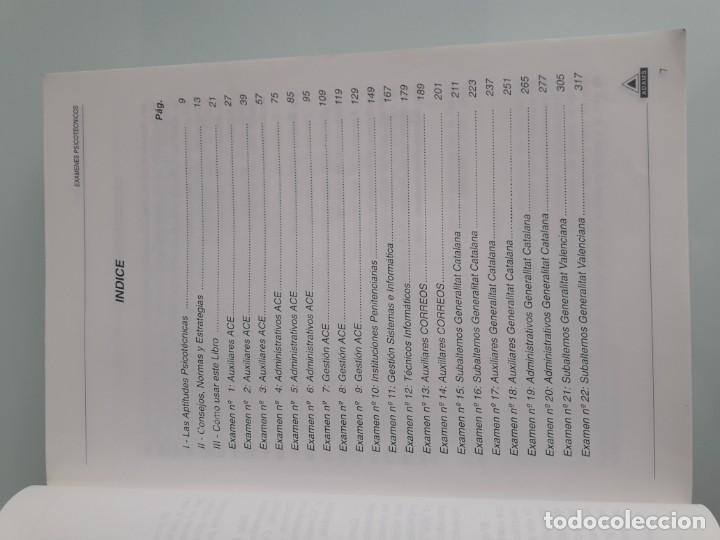 Libros de segunda mano: EX&Aacute;MENES PSICOT&Eacute;CNICOS - CENTRO DE ESTUDIOS ADAMS - MADRID 2000 - OPOSICIONES - Foto 5