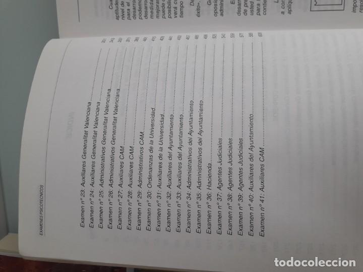 Libros de segunda mano: EX&Aacute;MENES PSICOT&Eacute;CNICOS - CENTRO DE ESTUDIOS ADAMS - MADRID 2000 - OPOSICIONES - Foto 6