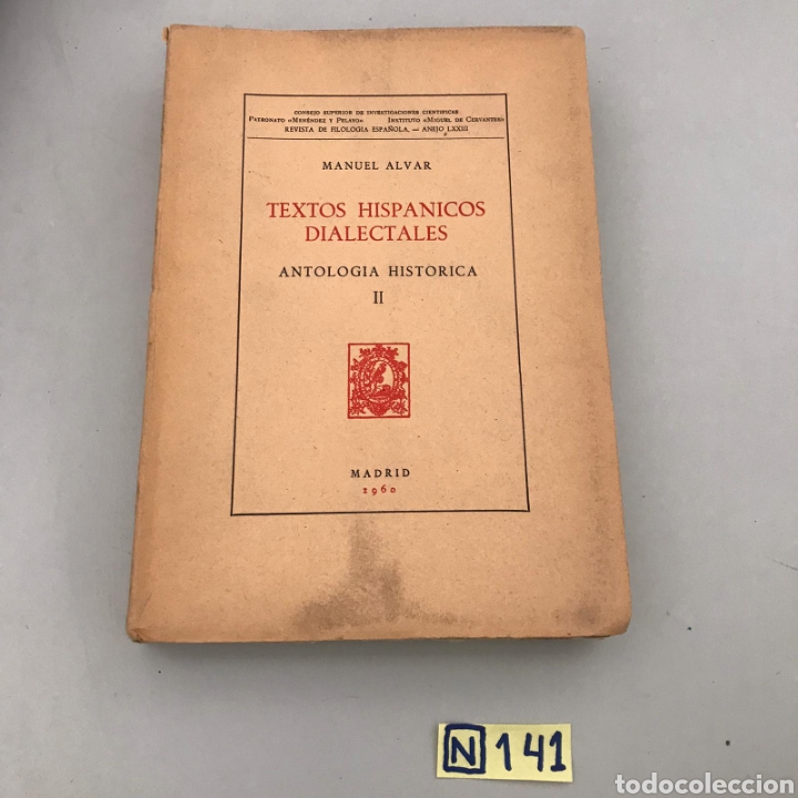 Libros de segunda mano: Textos Hispanicos Dialectales - Foto 1