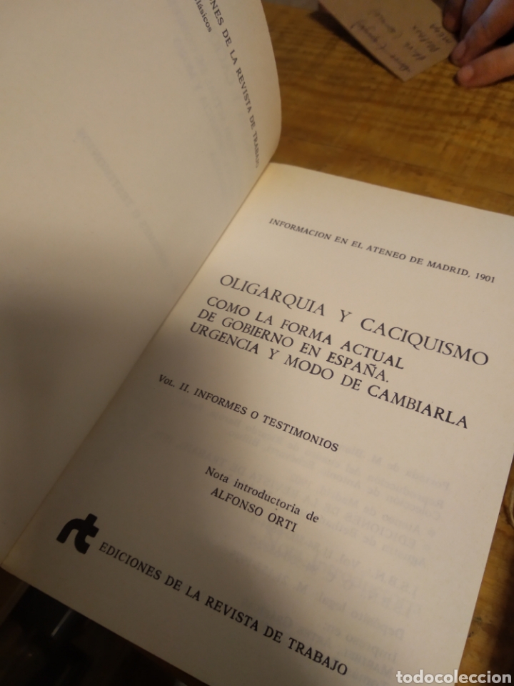 Libros de segunda mano: OLIGARQU&Iacute;A Y CACIQUISMO. 2 TOMOS #5318 - Foto 12